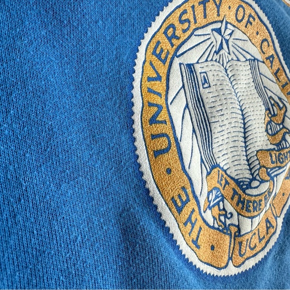 VTG Jansport UCLA University Of California Crewneck Pullover Sweatshirt Medium - Picture 7 of 16
